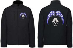 Softshell jacket Renault Emblem with flags Finland
