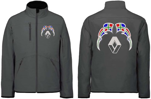 Softshelljacke Renault Emblem mit Wimpel Groningen-2
