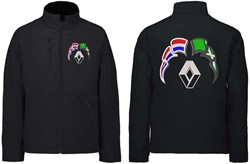 Softshell jacket Renault Emblem with flags Netherlands - Achterhoek