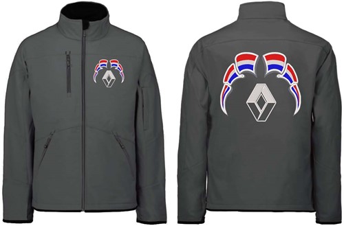 Softshell jacket Renault Emblem with flags Netherlands-2