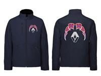 Softshell jas Renault Embleem met wimpels Noorwegen - Donkerblauw - Met borstlogo - XXL
