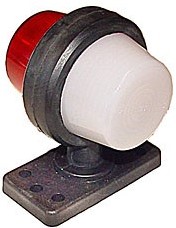 Breedtelamp 110mm Rood/Wit - Gylle