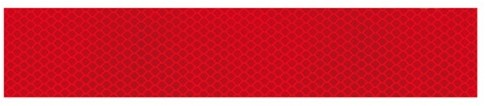 Reflective tape red