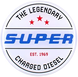 Hub sticker Super blue