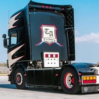 Polyester Zonneklep Scania 4 / R Serie Type 3-C-3