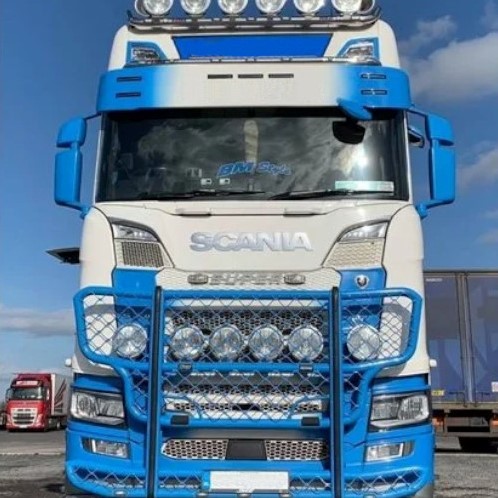 GFK/Polyester Sonnenblende Scania Next Generation Typ 3D mit alten Lampen