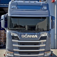 Polyester Old School Zonneklep Scania Next Generation