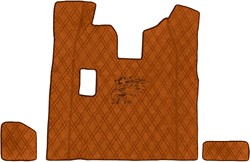 Motortunnel Scania genähtes Cognac