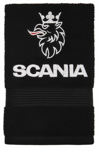 Scania handdoek zwart
