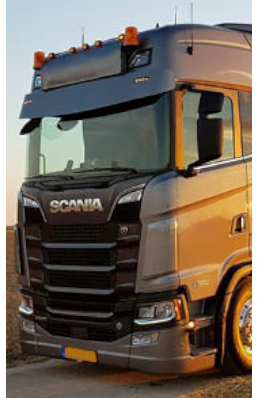 Großes Modell der Scania NGS R/S-Serie Schmutzabweiser