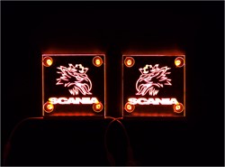 Set van 2 Lichtbakjes Scania Svempa Plexiglas