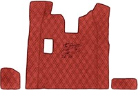 Engine cover Scania stitched Red