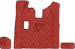 Motortunnel Scania genähtes Rot