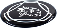 Hub sticker black with silver griffin around-3