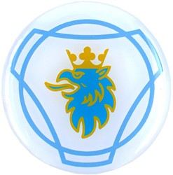 Naafsticker Scania blauw