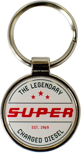Schlüsselanhänger Super weiß