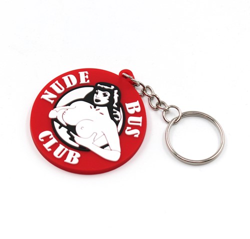 Keychain PVC Nude Bus Club