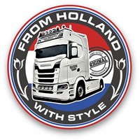 Aufkleber rund - Snelting Transport With Style