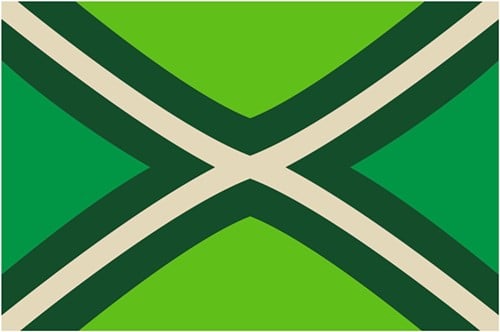 Sticker Achterhoekse vlag