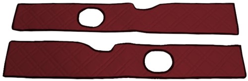 Sitzumrandung DAF - Bordeauxrot