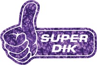 Sticker Super Dik Purple pluch