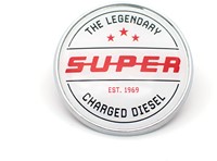 Embleem Rond Super rood