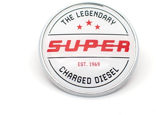 Embleem Rond Super rood