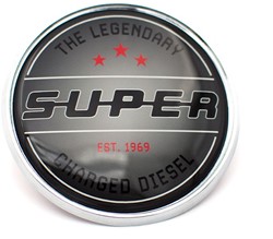 Embleem Rond Super Zwart