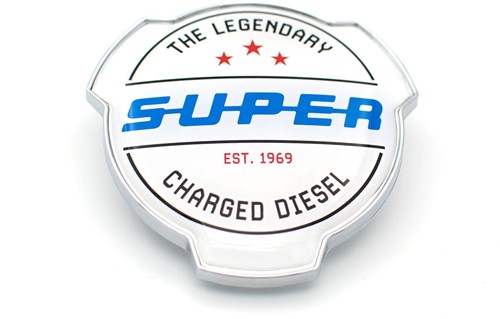 Grill Embleem Super Blauw