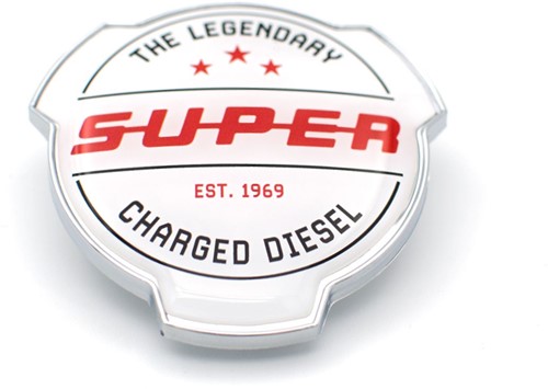 Grill Emblem Super rot