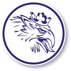 Sticker round - Svempa blue