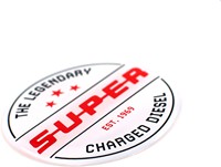 Nabenaufkleber Super rot-3