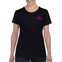T-shirt Trucker Lady schwarz-2