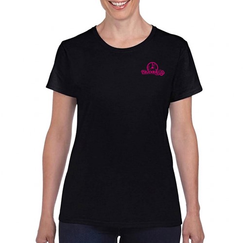 T-shirt Trucker Lady schwarz-2