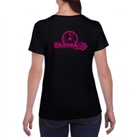 T-shirt Trucker Lady schwarz