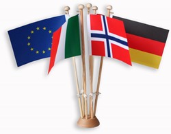 Table flag with 6 mast