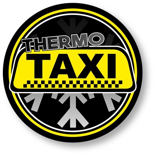 Sticker rond - Thermo Taxi