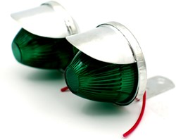 Old School set raamstijl lampjes - Groen