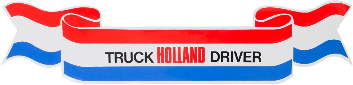 Aufkleber Holland Wimpel LKW Holland Fahrer