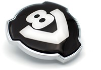 Grill Embleem V8 Zwart-2