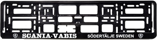 License plate holder Scania Vabis Södertälje Sweden