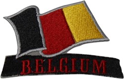 Ironing Emblem Flag Belgium Flag