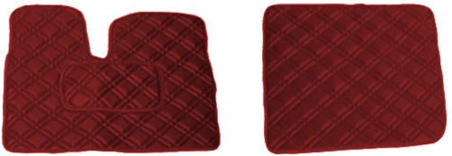 Floor mats MAN Bordeauxred