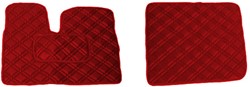 Floor mats MAN Red