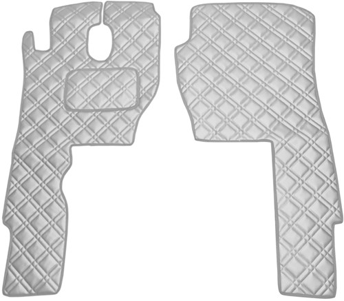 Floor mats Mercedes MP2 / MP3 High tunnel White