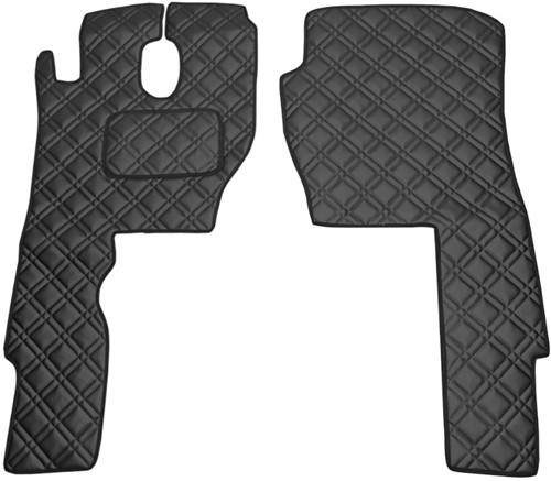 Vloermatten Mercedes MP2 / MP3 Hoge tunnel Zwart