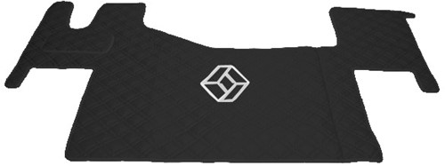 Motortunnel en vloermatten Renault Magnum Zwart