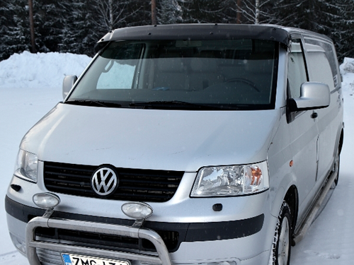 Acryl-Sonnenblende Volkswagen Transporter T5 von 2004