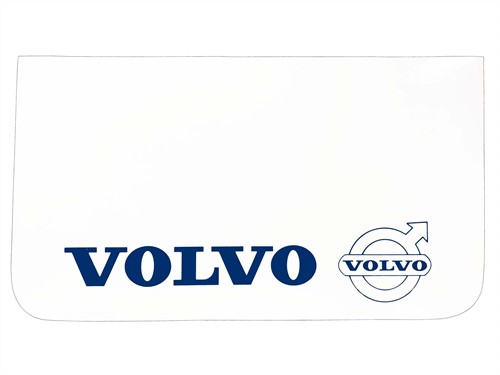 Set Volvo Mudflaps white - blue