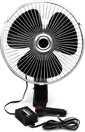 Ventilator chroom met klem